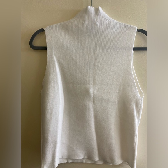 FOREVER 21 white sweater-knit cropped tank - Picture 7 of 8